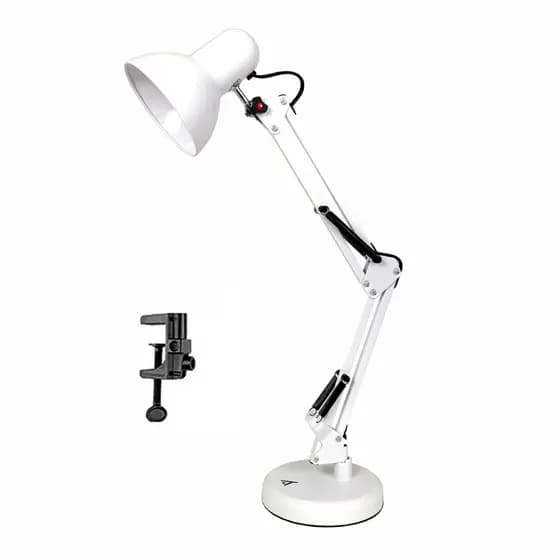 Luminária Mesa Abajur Quarto Articulável Com Garra