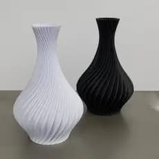 Vaso Decorativo em Espiral Kit 2 Unidades