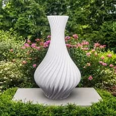 Vaso Decorativo em Espiral (18 cm)