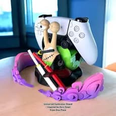 Suporte de controle Zoro, One Piece, Universal, Xbox Playstation e Nintendo Switch Pro.