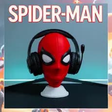 Suporte para fone/headset gamer, homem aranha, spiderman.