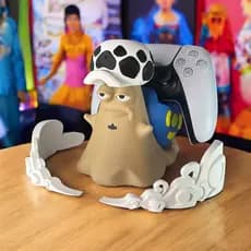 Suporte de controle Inspirado em Ace de One Piece, Playstation, Xbox e Nintendo Switch Pro.