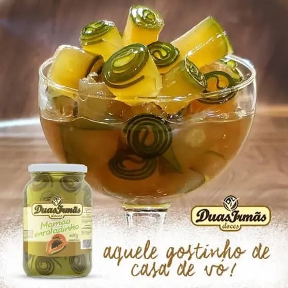 Doce de Mamão Enroladinho