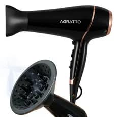 SECADOR DE CABELO COM BICO DIFUSOR DE CACHOS GRANDE POTENTE 1900W 127v / 220v E BRINDE