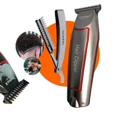 APARADOR DE BARBA E CABELO PEZINHO PROFISSIONAL E NAVALHA INOX BARBEIRO