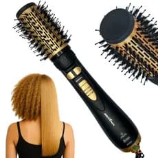 Escova Rotativa Secadora Modela E Alisa 2 Em 1 Potente 1300w Profissional
