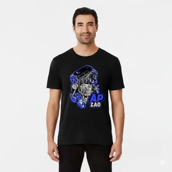 Camiseta Motor APzão Turbo Aspirado Gol Quadrado