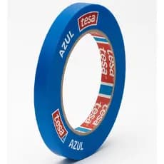 Fita Crepe Azul Imobiliária Tesa 40m X 18mm Proteção UV Pintura Sem Mancha