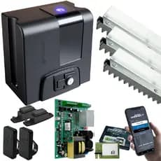 Kit Motor Atto Nitro Wifi 3m Cremalheira Deslizante 400kg App Celular Rossi