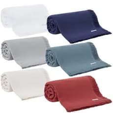 Colcha Buddemeyer In Design 100% Algodão Cama King Casal Solteiro Manta Sofá Com Franja