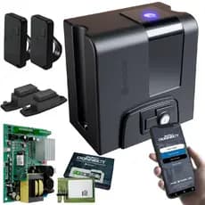 Kit Motor Portão Dz Atto Nitro Wifi App Celular Rossi 400kg Simply Connect Alexa