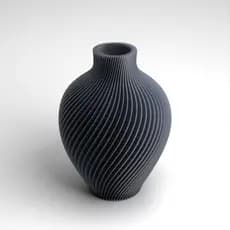 Vaso Decorativo Espiral Moderno plantas (Recomendado para flores secas)