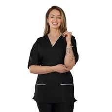 Camisa Uniforme Babá Domestica Camareira Copeira Empregada