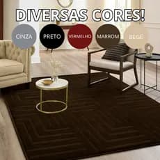 Tapete de Sala Itália Aveludado Premium Várias Cores Antiderrapante Moderno Grande Cozinha Quarto