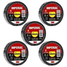 Kit 5un Fita Isolante 3M  - 10 Metros 20 Metros e 5 Metros - Imperial 3M 18mm