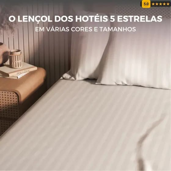 Jogo de Lençol Padronado 3 peças 500 Fios Hotel 5 Estrelas Cama Solteiro Casal Queen King Micro