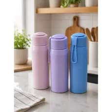 Garrafa Térmica de Água Squeeze 610 mo de Inox Escolar Portatil Aço Inoxidavel Garrafa Menino Menina