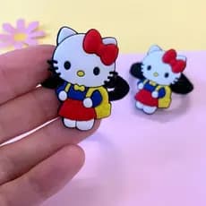 Xuxinha Hello Kitty Parzinho xuxinha  cabelo Par elástico cabelo Acessório cabelo Rabicó Disney Escolar