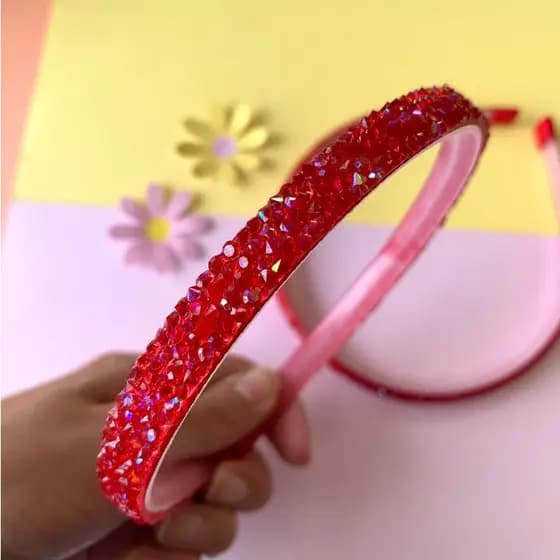 Arquinho strass Tiara Menina Tiara infantil strass Tiara brilhante Tiara brilho