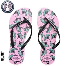 Chinelo Feminino Adulto Estampado Confortável Leve Macio Borracha Antiderrapante Moda Verão