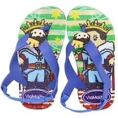 Chinelo Infantil Masculino Baby Com Elástico Estampa De Cachorro Leve Antiderrapante Moderno Calce Fácil