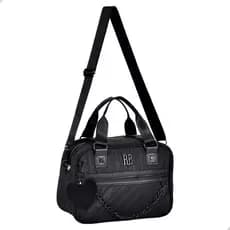 Bolsa Rebecca Bonbon Feminina Transversal de Mão Bau Crinkle Regulável Chaveiro Coração