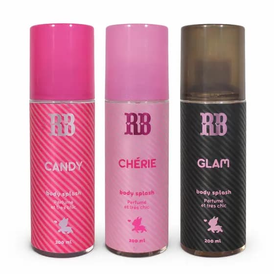 Body Splash Rebecca Bonbon 200ml Desodorante Colônia Feminino Leve Refrescante e Delicado Dia a Dia