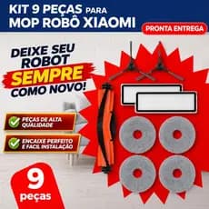 Kit Acessórios de Reposição Compatível Peças do Robô Aspirador Xiaomi Robo Aspirador S20+ X20 Plus