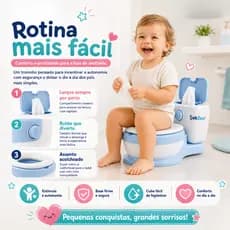 Troninho Privadinha Assento Redutor Pinico Infantil Para Desfralde