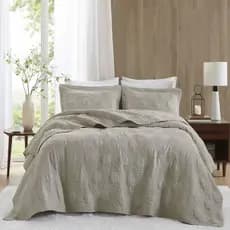 Kit Celestial 03 Peças Luxo Cobre Leito Colcha Manta Cama Box Casal Queen Micropercal 200 Fios