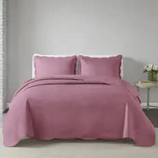 Cobre Leito Colcha Quarto Cama Casal Queen Milan 03 Peças Dupla Face 150 fios com Porta Travesseiro