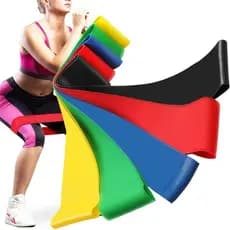 Mini Band Fita Elástica De Resistência Para Academia Exercícios Yoga Musculação e Fisioterapia