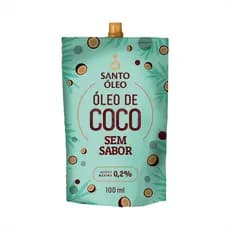 Óleo De Coco Santo Óleo Sem Sabor 100ml