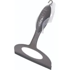 Rodo Pia Tam Médio C/ Suporte E Ventosa Rodinho 16cm Cinza