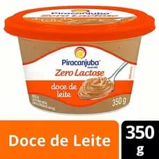 Doce De Leite Zero Lactose Piracanjuba Pote 350g