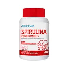 Suplemento Nutrisana Cães e Gatos Spirulina 30 Comp