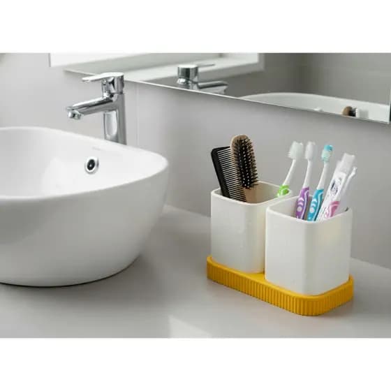 Porta escova de dente moderno design minimalista para banheiro e lavabo