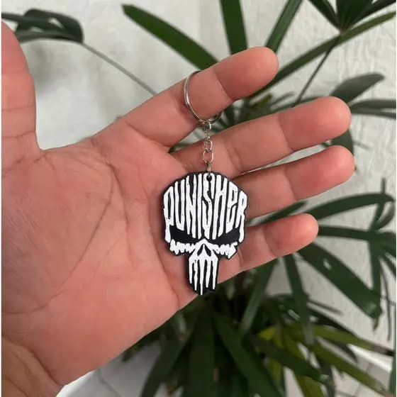 Chaveiro Justiceiro The Punisher Caveira chaves militar mochila bolsa