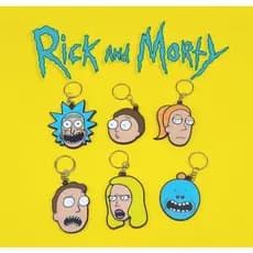 Rick and Morty chaveiros lembracinha brinde presente
