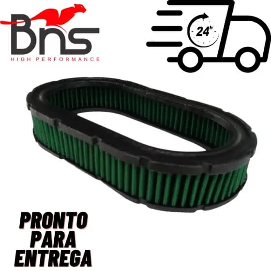 Filtro De Ar Esportivo Elemento Filtrante Para  Marmita Lavável Oval Carburador Refil