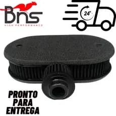 Filtro De Ar Esportivo Black 2e/ 3e Carburador + Respiro
