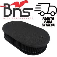 Filtro Esportivo Carburador Cht Weber460 Preto Texturizado
