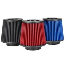 Filtro De Ar Esportivo Cônico Duplo Fluxo 2,5 Polegadas 63mm