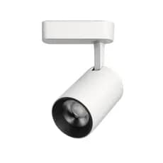 SPOT TRILHO MR16 BRANCO COM RECUO PRETO