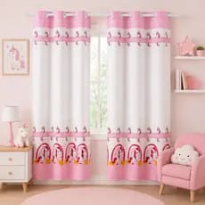 Cortina Infantil Baby 2,00 x 1,50 Estampada 100% Poliéster Hipoalérgica Ecológica para Quarto