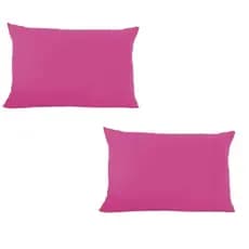 Kit Par de Fronhas Lisa Para Travesseiro 100% Microfibra - 2 Peças