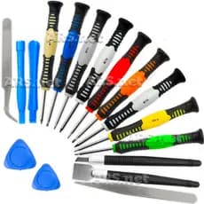 Kit Chaves Ferramenta 16 Peças Abrir Celular iPhone Android