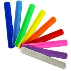 5 Pulseiras Bate Enrola Brilhante cintilantes varias cores