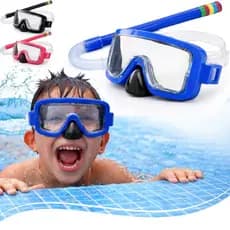 Máscara de Mergulho Natação Infantil Oculos Piscina Uv Ajustáve Verão Praia - Envio Imediato