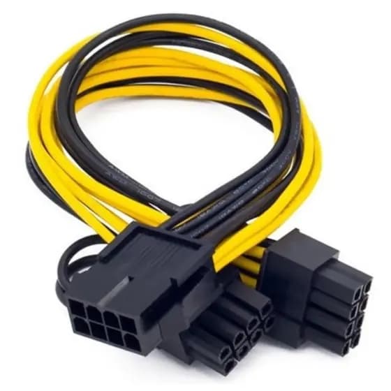 Cabo Y Pci Express Splitter 8 Pinos Robusto Mineração